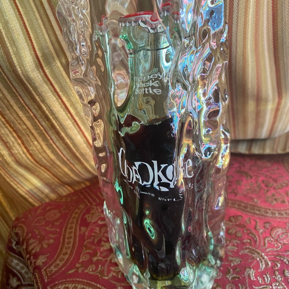 coke encapsulated in lucite -- vintage rare find